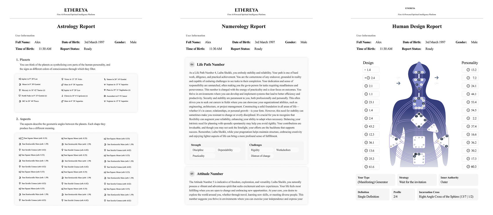 Ethereya signup interface