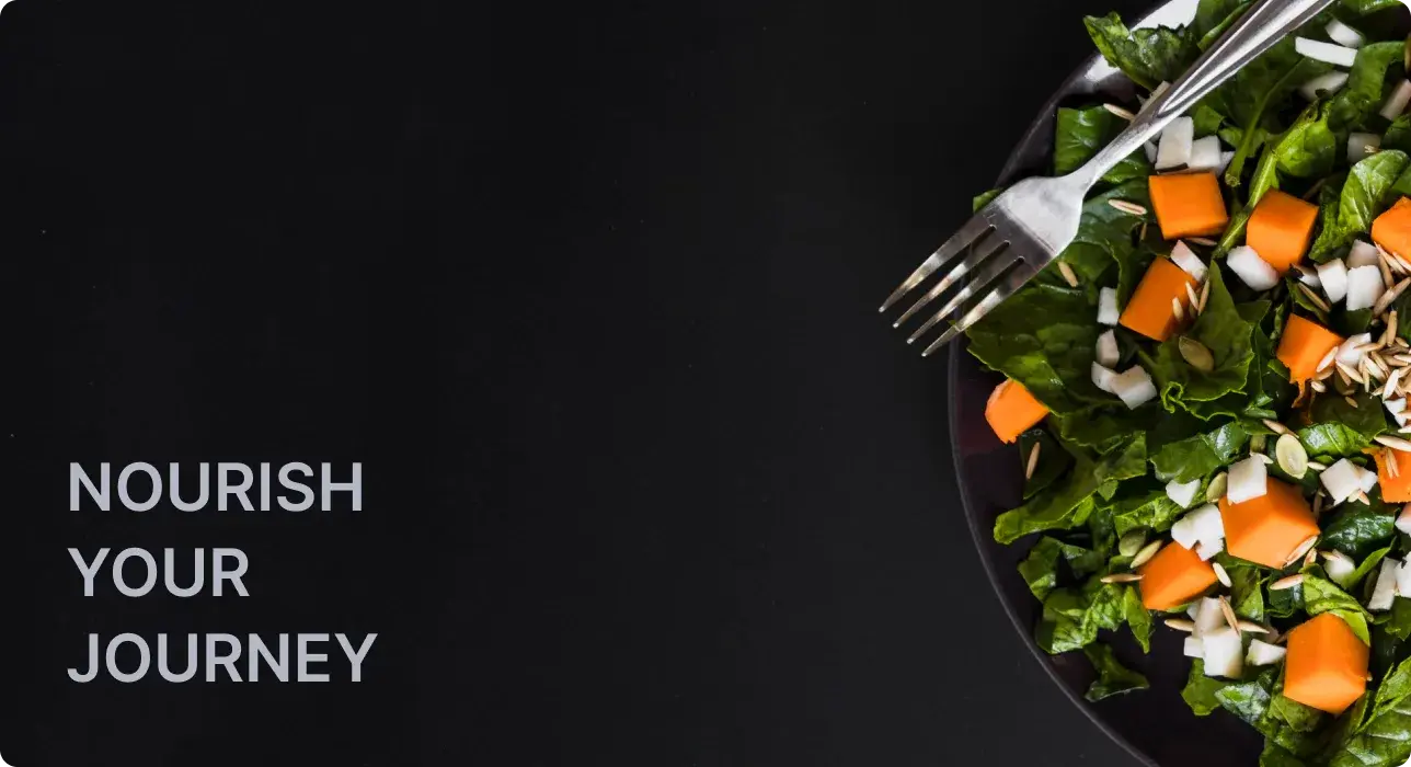 Nourish your journey nutrition campaign visual